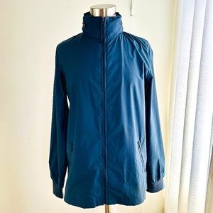 Gap Windbreaker Jacket with Compact Hood Navy Size M